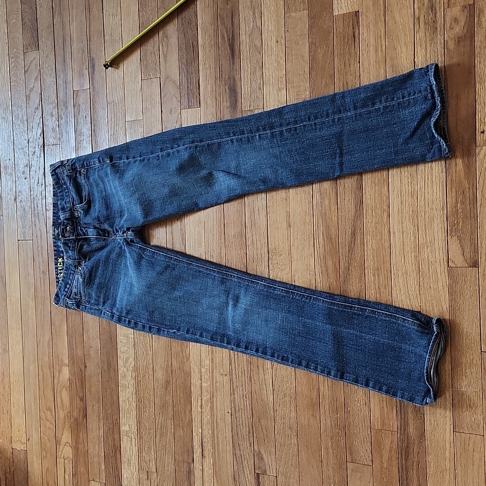 J. Crew matchstick stretch denim jeans. Measurements in pictures